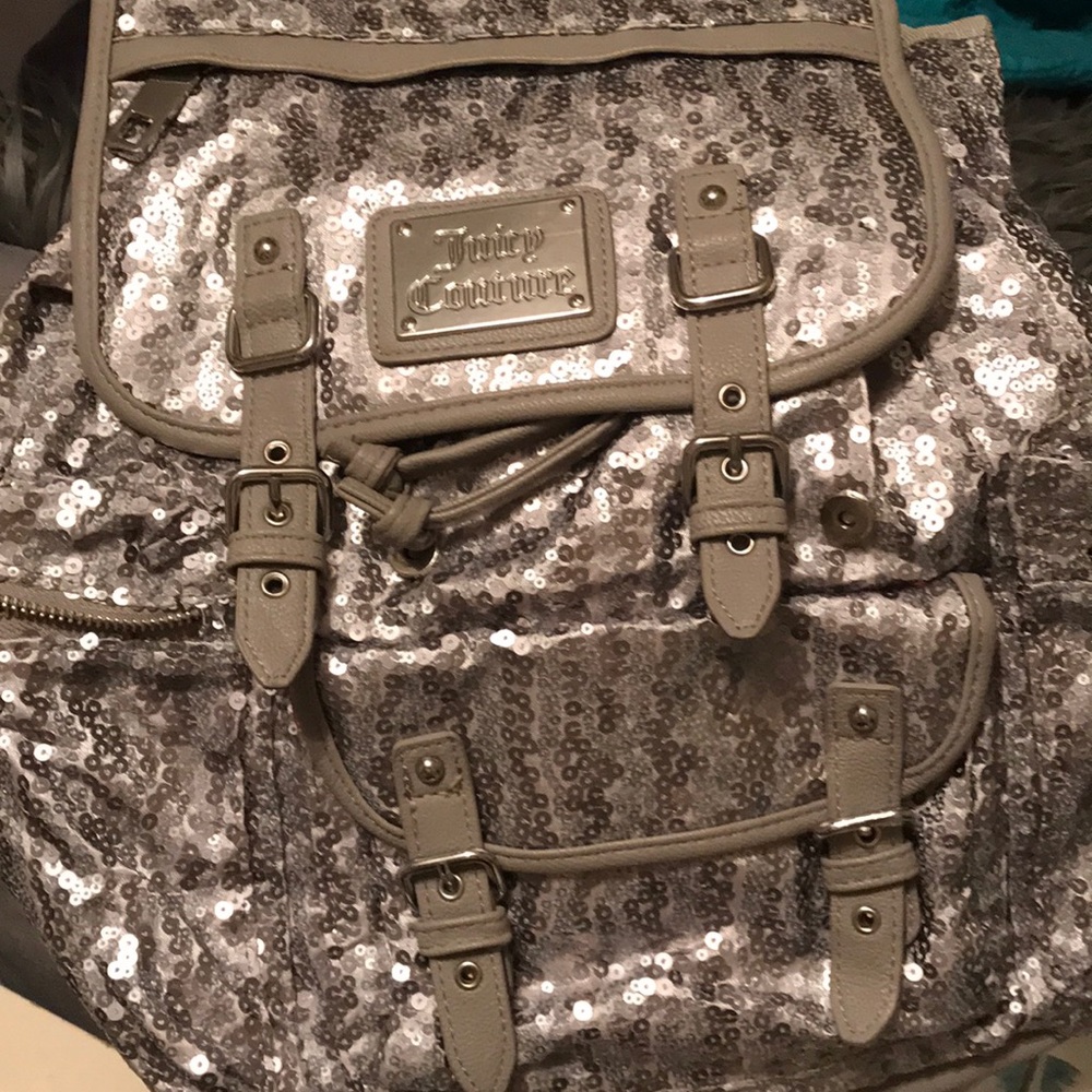 Juicy Couture sequin backpack